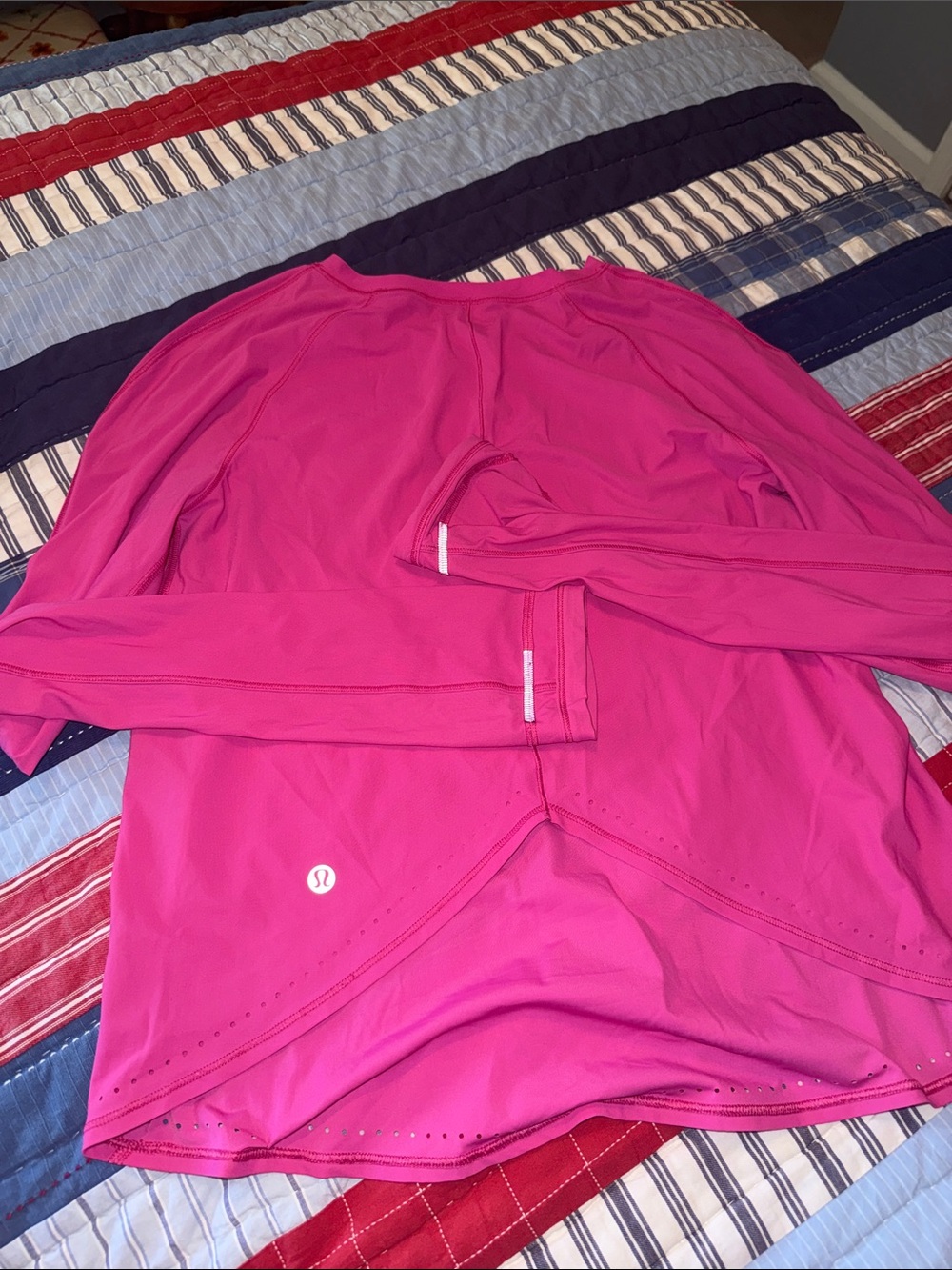 Lululemon Pink Long Sleeve Athletic Top